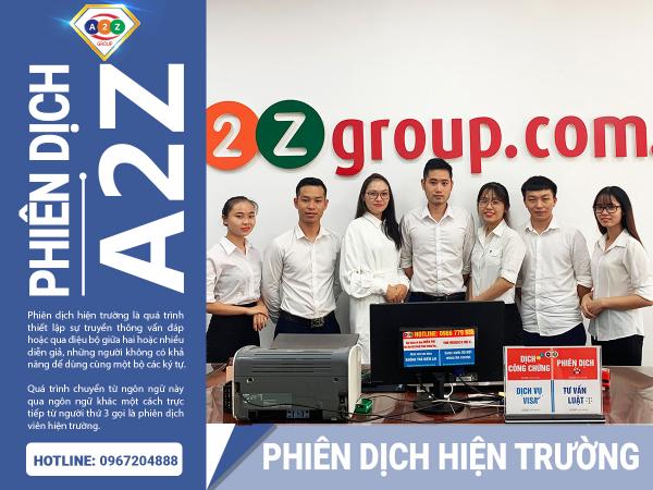 Phiên dịch hiện trường toàn quốc - Phiên Dịch A2Z