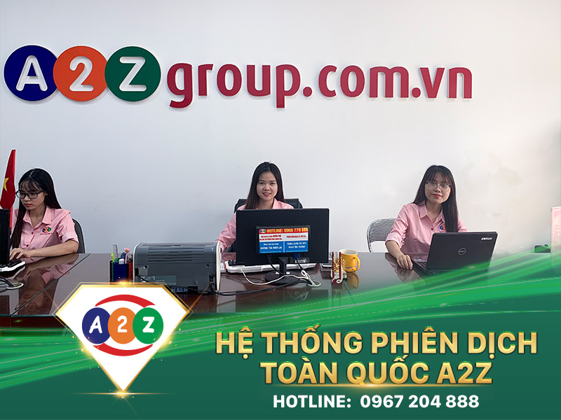 Văn phòng giao dịch của phiên dịch A2ZGroup